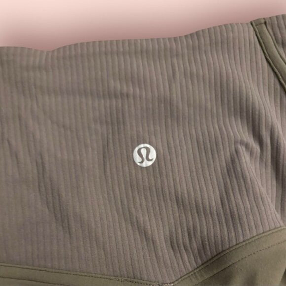 Lululemon Align Ribbed Panel High-Rise Tight 25"Carob Brown size 2 leggings - Picture 2 of 5